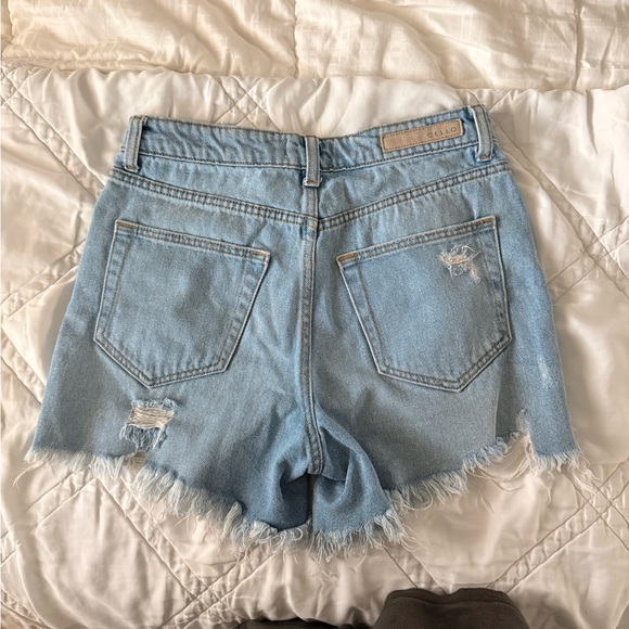 Cello Light Blue Ripped Jean Shorts - Picture 2 of 5